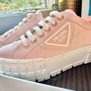 Pink Platform Sneakers